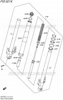 FRONT FORK for Suzuki GSR 750 2014