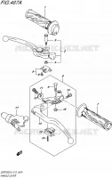HANDGRIPS   LEVERS  for Suzuki GSR 750 2014