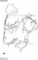 HEADLIGHT BOWL for Suzuki GSR 750 2014