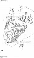 HEADLIGHT for Suzuki GSR 750 2014