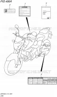 LABEL for Suzuki GSR 750 2014