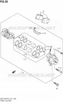 FRONT CALIPER for Suzuki GSX-F 1250 2014