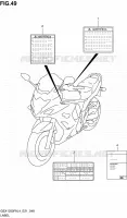 LABEL for Suzuki GSX-F 1250 2014