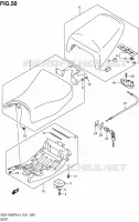 SEAT for Suzuki GSX-F 1250 2014
