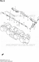 THROTTLE BODY for Suzuki GSX-F 1250 2014