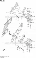 FOOTREST for Suzuki GSX-F 1250 2014