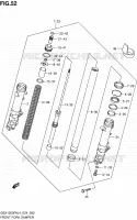 FRONT FORK for Suzuki GSX-F 1250 2014