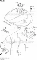 FUEL TANK for Suzuki GSX-F 1250 2014
