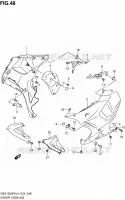 LOWER FAIRING for Suzuki GSX-F 1250 2014