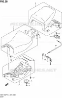 SEAT for Suzuki GSX-F 1250 2014