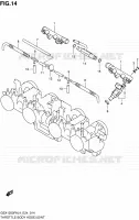 THROTTLE BODY for Suzuki GSX-F 1250 2014