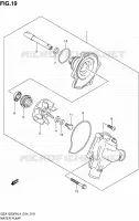 WATER PUMP for Suzuki GSX-F 1250 2014