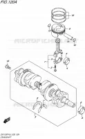 CRANKSHAFT for Suzuki GSX-F 1250 2015