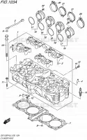 CYLINDER HEAD for Suzuki GSX-F 1250 2015