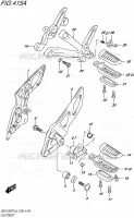 FOOTREST for Suzuki GSX-F 1250 2015