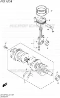 CRANKSHAFT for Suzuki GSX-F 1250 2015