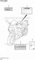 LABEL for Suzuki GSX-F 1250 2015