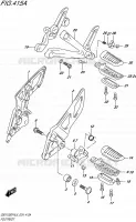 FOOTREST for Suzuki GSX-F 1250 2015