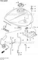 FUEL TANK for Suzuki GSX-F 1250 2015