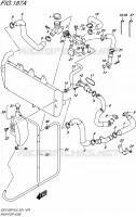 RADIATOR HOSE for Suzuki GSX-F 1250 2015