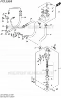 REAR MASTER CYLINDER for Suzuki GSX-F 1250 2015