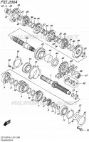 TRANSMISSION for Suzuki GSX-F 1250 2015