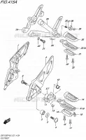 FOOTREST for Suzuki GSX-F 1250 2016