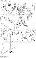 RADIATOR HOSE for Suzuki GSX-F 1250 2016