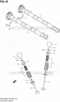CAMSHAFT   VALVES for Suzuki HAYABUSA 1300 2000