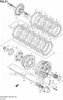 CLUTCH (MODELE X/Y/K1) for Suzuki HAYABUSA 1300 2000