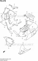 LOWER COWLING (MODELE K1) for Suzuki HAYABUSA 1300 2000