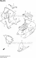LOWER COWLING (MODELE K2) for Suzuki HAYABUSA 1300 2000