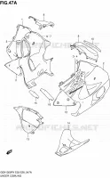 LOWER COWLING (MODELE Y) for Suzuki HAYABUSA 1300 2000