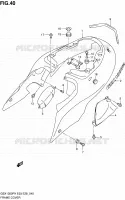 REAR FAIRING  (MODELE X) for Suzuki HAYABUSA 1300 2000