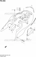 REAR FAIRING  (MODELE Y) for Suzuki HAYABUSA 1300 2000