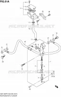 REAR MASTER CYLINDER (MODELE K3) for Suzuki HAYABUSA 1300 2000