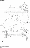 SEAT (MODELE K1) for Suzuki HAYABUSA 1300 2000