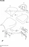 SEAT (MODELE K2) for Suzuki HAYABUSA 1300 2000