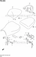 SEAT (MODELE K3) for Suzuki HAYABUSA 1300 2000