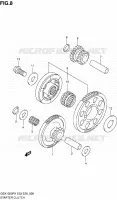 STARTER MOTOR CLUTCH (MODELE X/Y/K1/K2) for Suzuki HAYABUSA 1300 2000