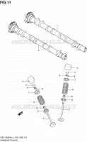 CAMSHAFT   VALVES for Suzuki HAYABUSA 1300 2014