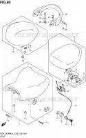 SEAT for Suzuki HAYABUSA 1300 2014