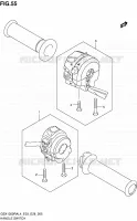 SWITCHES (GSX1300RAL4 E03) for Suzuki HAYABUSA 1300 2014