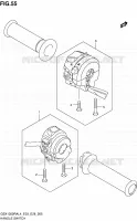 SWITCHES (GSX1300RAL4 E03) for Suzuki HAYABUSA 1300 2014