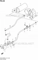 FUEL EVAP SYSTEM for Suzuki HAYABUSA 1300 2014