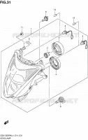 HEADLIGHT for Suzuki HAYABUSA 1300 2014