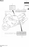 LABEL for Suzuki HAYABUSA 1300 2014
