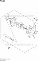 WATER PUMP for Suzuki HAYABUSA 1300 2014