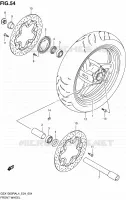 FRONT WHEEL for Suzuki HAYABUSA 1300 2014
