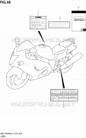 LABEL for Suzuki HAYABUSA 1300 2014